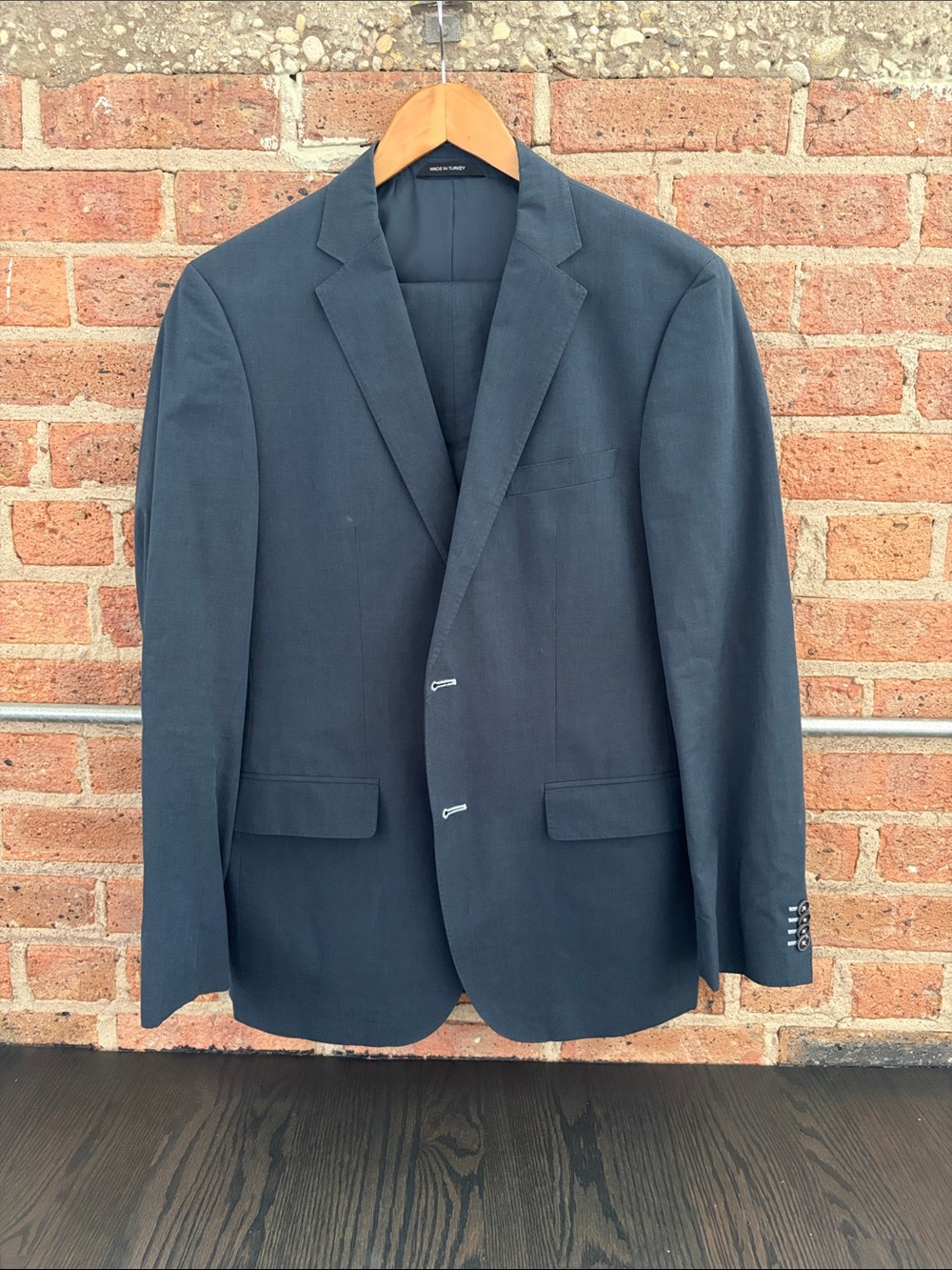 Hugo Boss Men's Navy Single-Breasted Suit